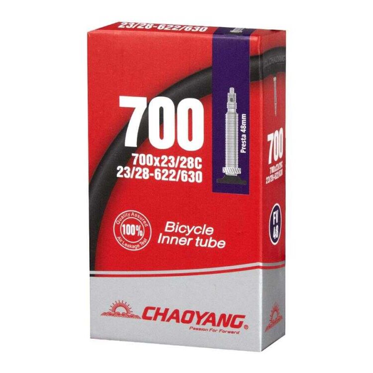 CHAOYANG İÇ LASTİK 700X23/28C FV 48MM İNCE SİBOP KUTULU - 1