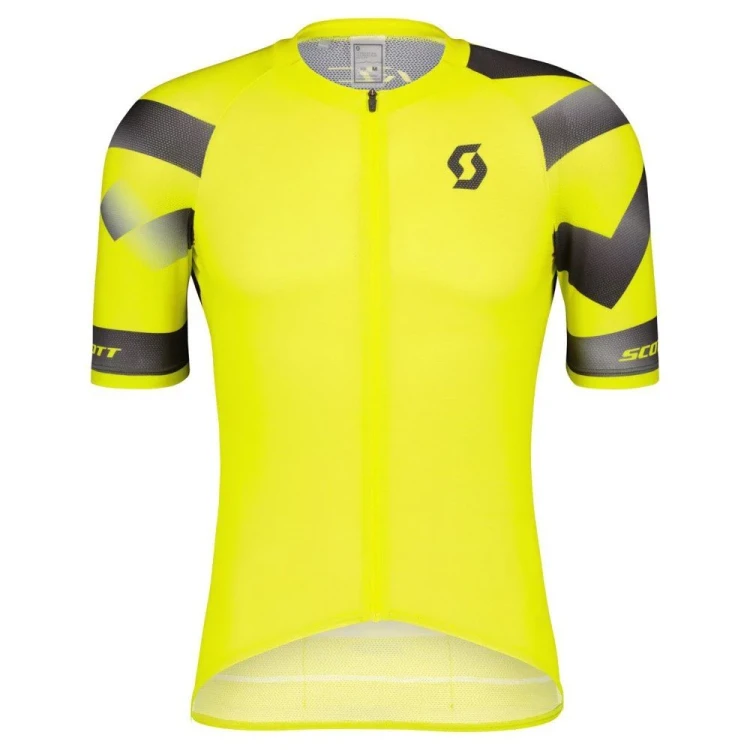  SCOTT - Shirt M'S RC Premium Climber Ss - Sulphur Yellow/Black/L	 - 1