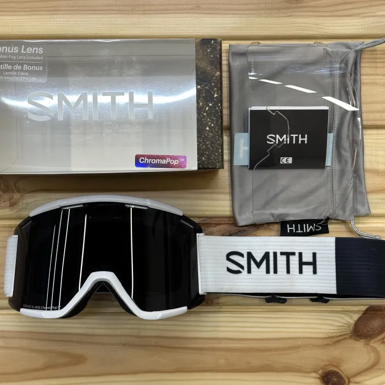 SMITH SQUAD XL MTB GOGGLE GÖZLÜK - WHİTE (SUN BLACK + CLEAR LENS) - 2