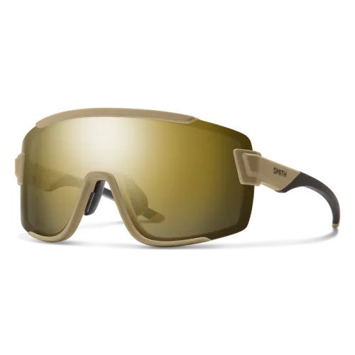 SMITH WILDCAT GÖZLÜK - MATTE SAFARİ BROWN (BLACK GOLD + CLEAR LENS) - 1