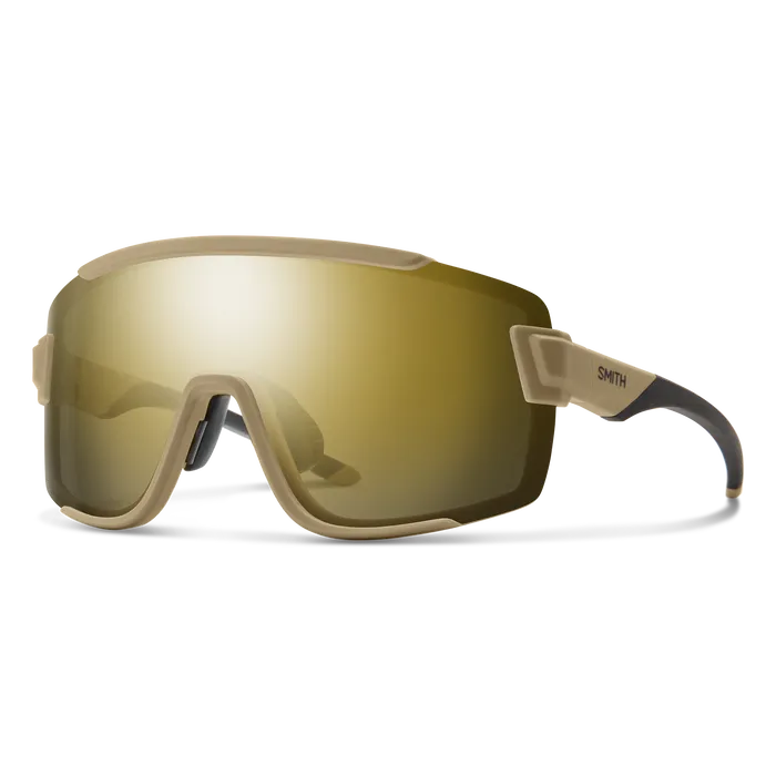 SMITH WILDCAT GÖZLÜK - MATTE SAFARİ BROWN (BLACK GOLD + CLEAR LENS) - 1