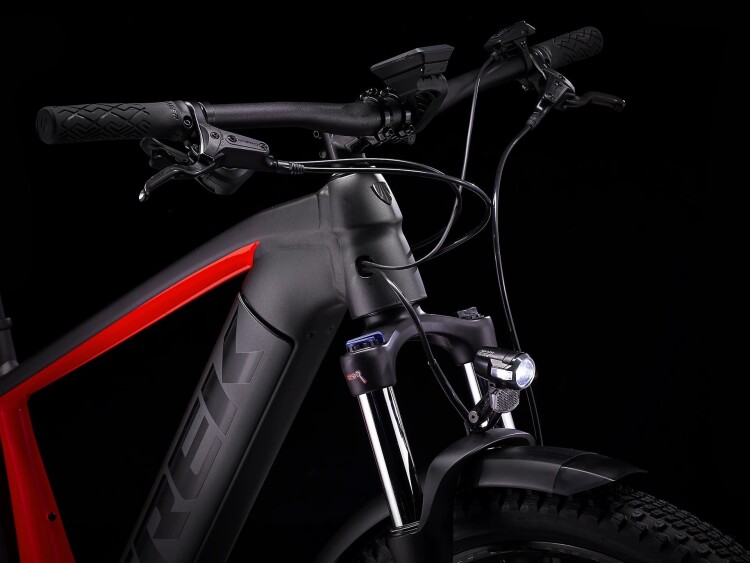 TREK POWERFLY SPORT 4 EQ S -- MAT SİYAH-KIRMIZI - 2